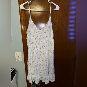 White floral dress